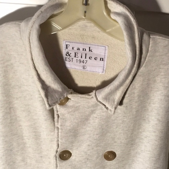 FRANK AND EILEEN BELFAST HEATHER WHITE. SIZE L - Picture 2 of 9